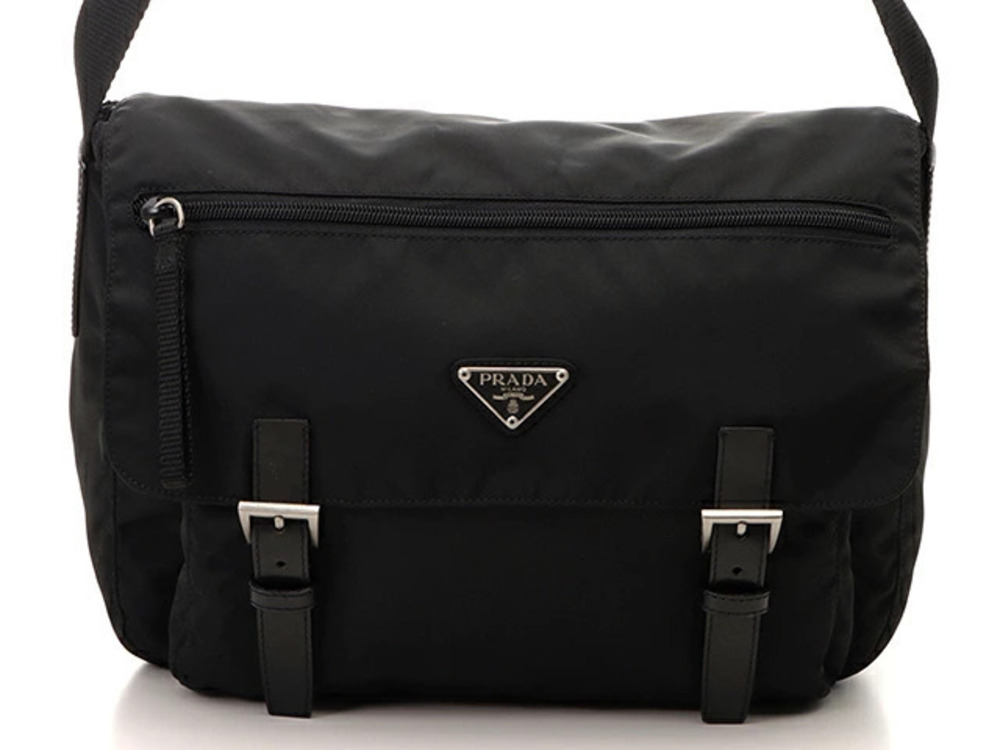 Prada Shoulder Bag Messenger Black